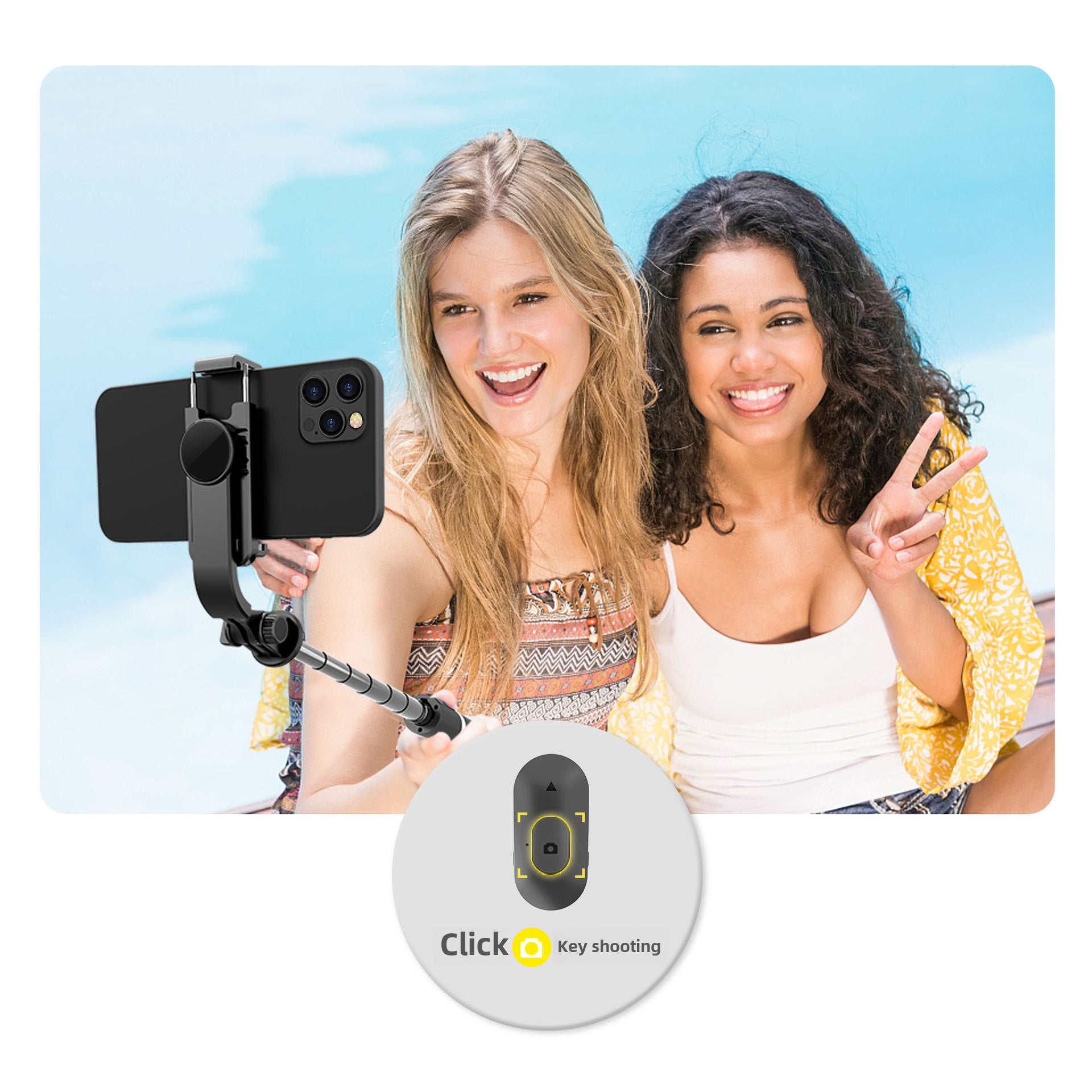 Q02 Bluetooth Selfie Stick