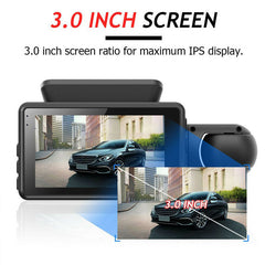 3-inch dual-lens driving recorder